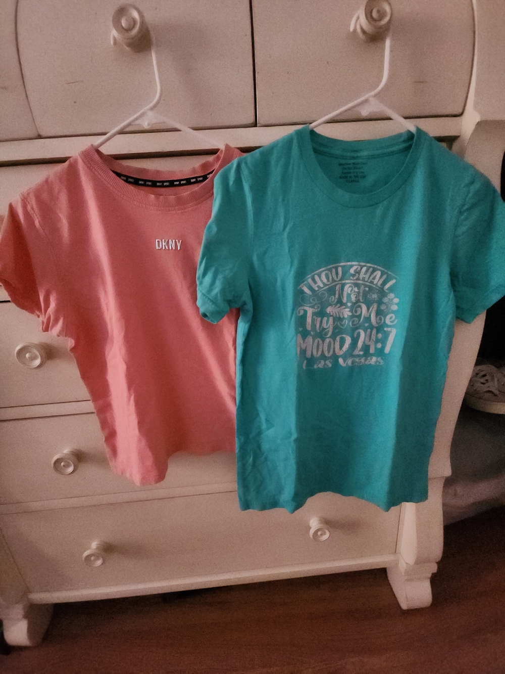 Bundle Of DKNY and LAS VEGAS Short Sleeve Tees Size Small